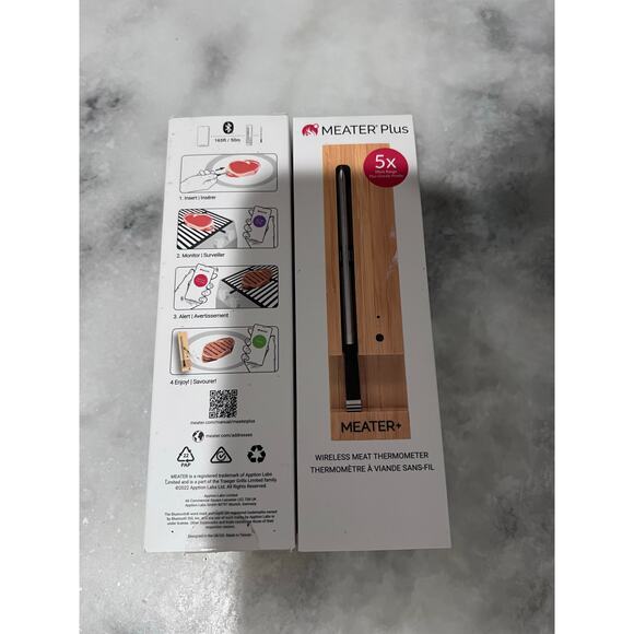 MEATER Plus Wireless Meat Thermometer Lot of 2 Smart Bluetooth BBQ Grill Probe** - Picture 6 of 13